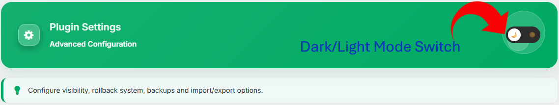 Plugin Settings